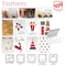 Better Office Products Christmas/Holiday Greeting Cards & Envs, 4in. x 6in. Gold and Metallic Foil, Blank Inside, 100PK 64590 - alternate 6